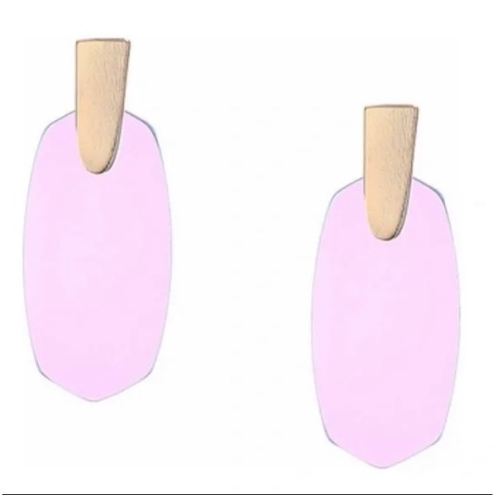 Kendra Scott Aragon Dichroic Glass Earrings in Rose Gold